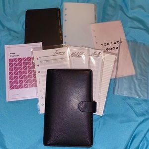 Filofax Saffiano compact personal bundle